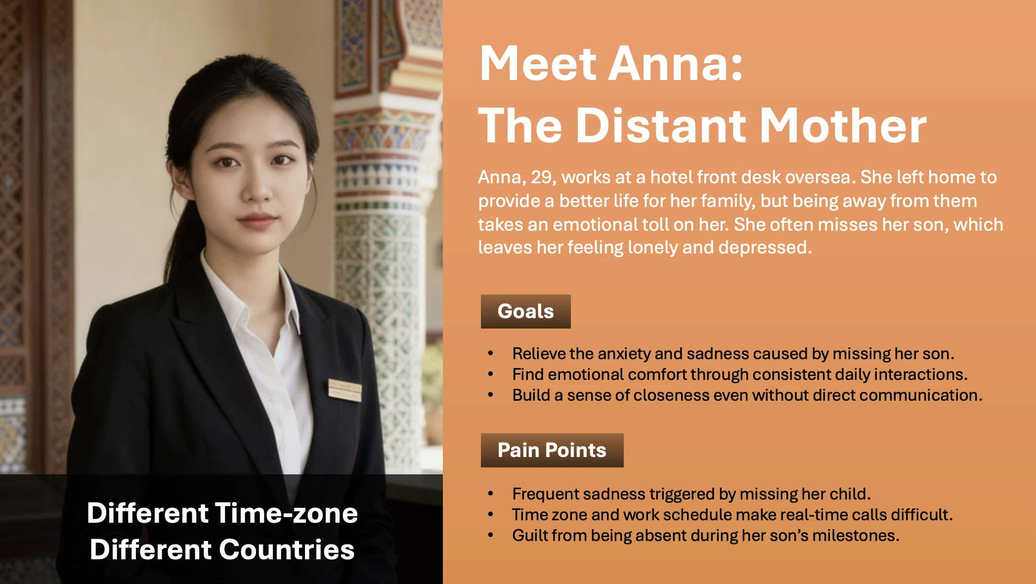 Anna persona — the distant mother