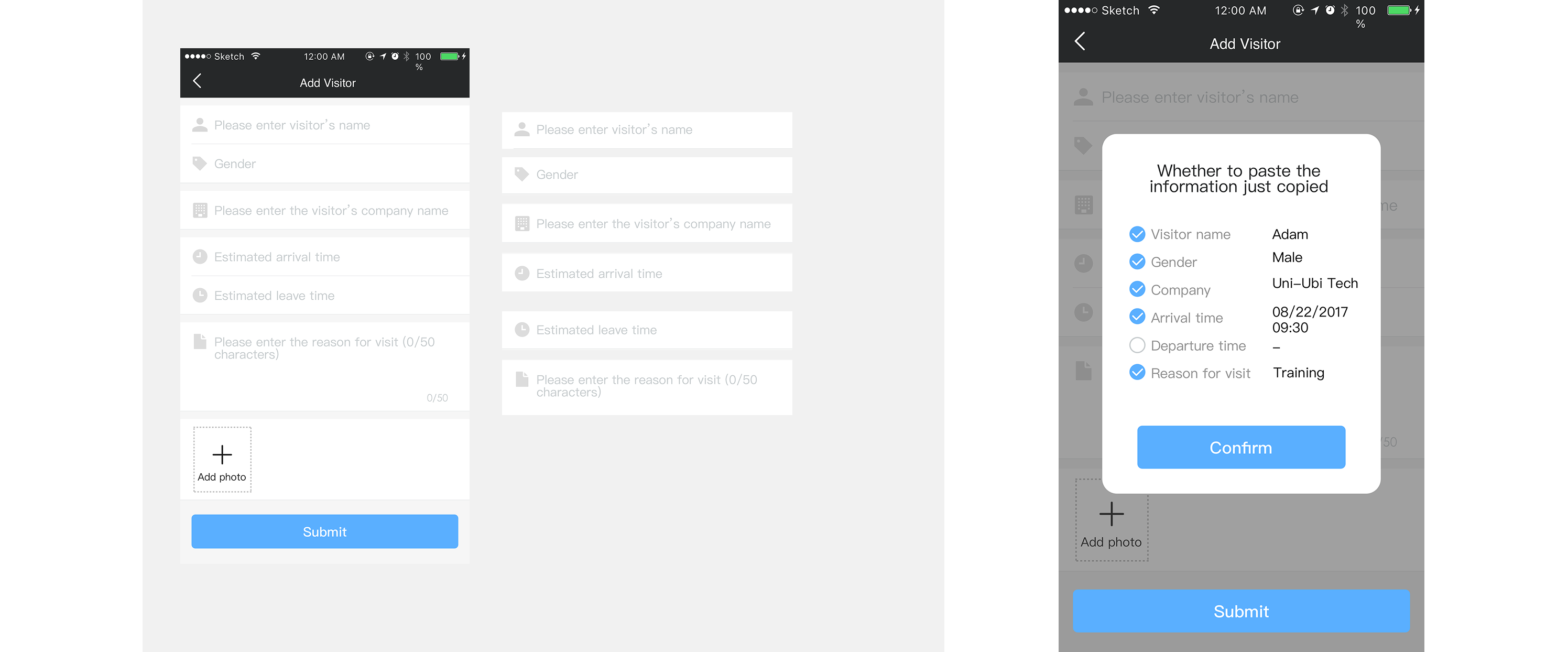 From one by one input to one tap copy